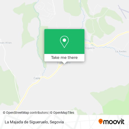 La Majada de Sigueruelo map