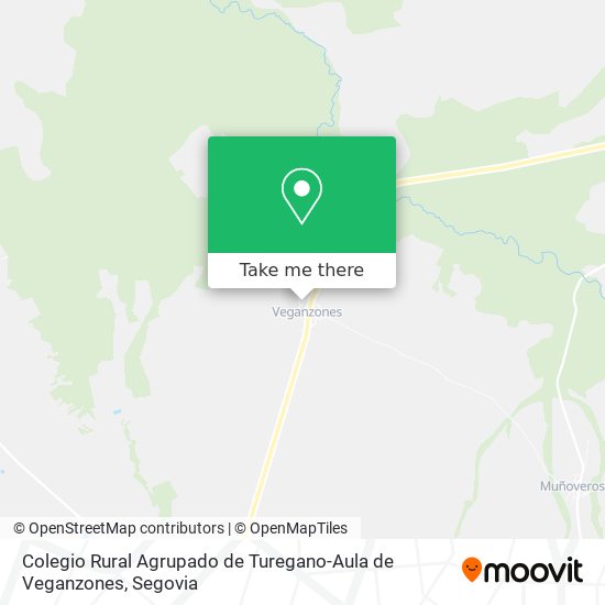 Colegio Rural Agrupado de Turegano-Aula de Veganzones map