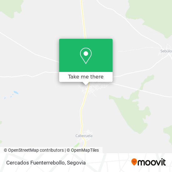 Cercados Fuenterrebollo map