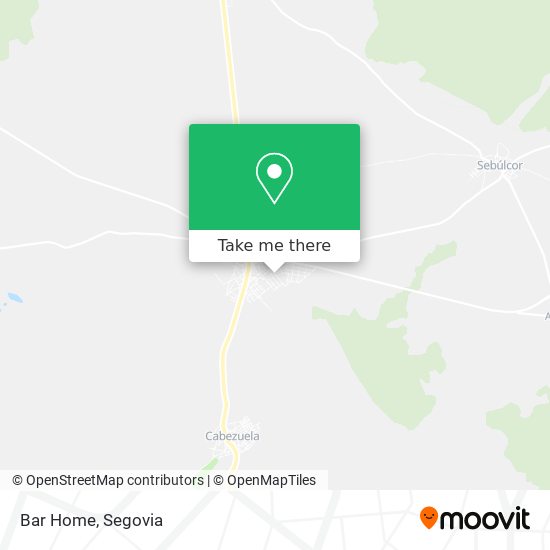 Bar Home map