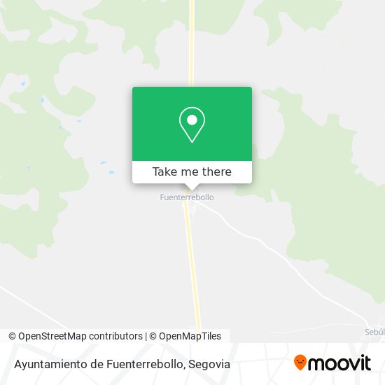 mapa Ayuntamiento de Fuenterrebollo