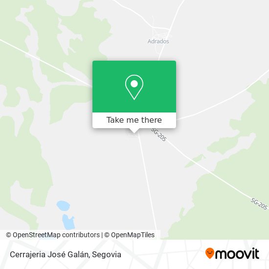 Cerrajeria José Galán map