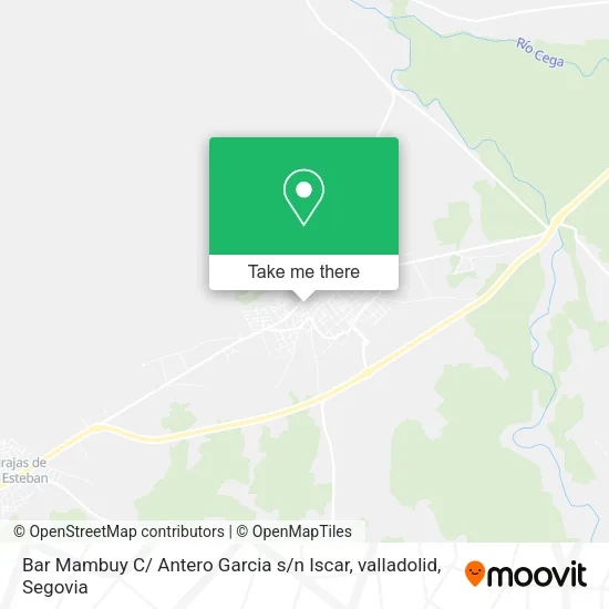 Bar Mambuy C/ Antero Garcia s / n Iscar, valladolid map