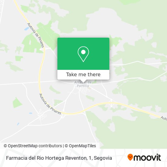 Farmacia del Rio Hortega Reventon, 1 map