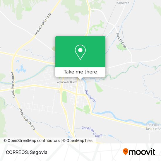 CORREOS map