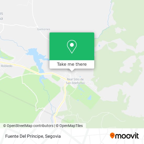 Fuente Del Príncipe map