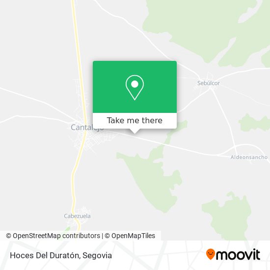 Hoces Del Duratón map