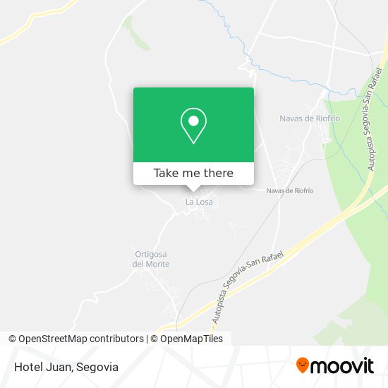 Hotel Juan map