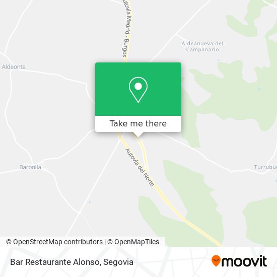 Bar Restaurante Alonso map