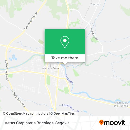 Vetas Carpinteria Bricolage map