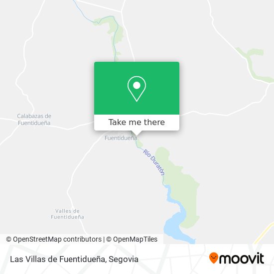 Las Villas de Fuentidueña map