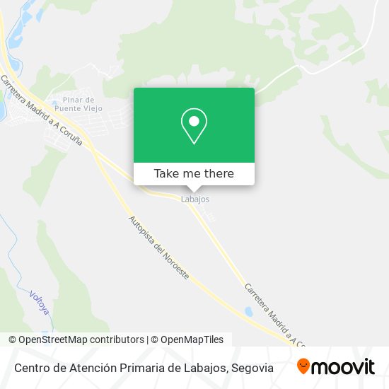 Centro de Atención Primaria de Labajos map