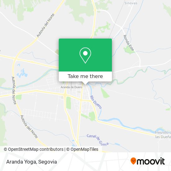 Aranda Yoga map