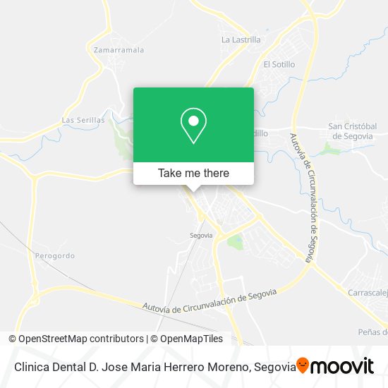 Clinica Dental D. Jose Maria Herrero Moreno map