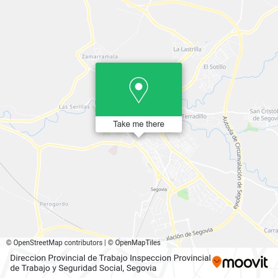 How to get to Direccion Provincial de Trabajo Inspeccion Provincial de