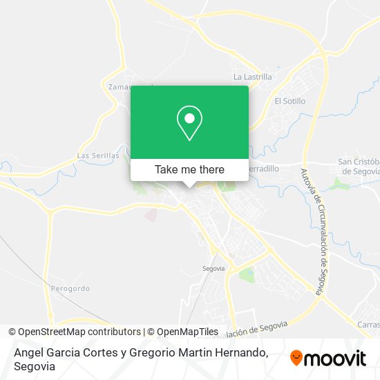 Angel Garcia Cortes y Gregorio Martin Hernando map