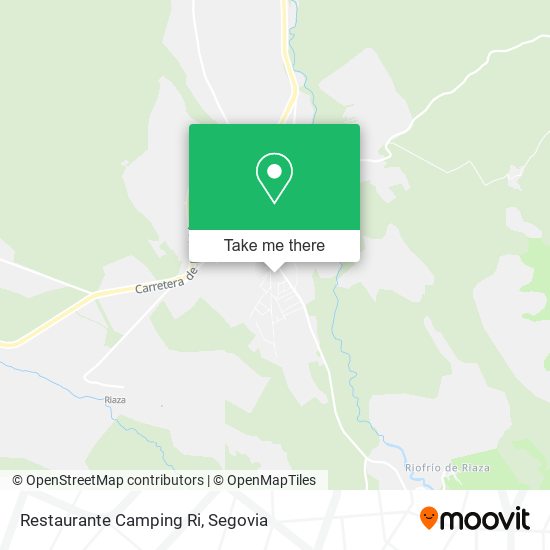 mapa Restaurante Camping Ri