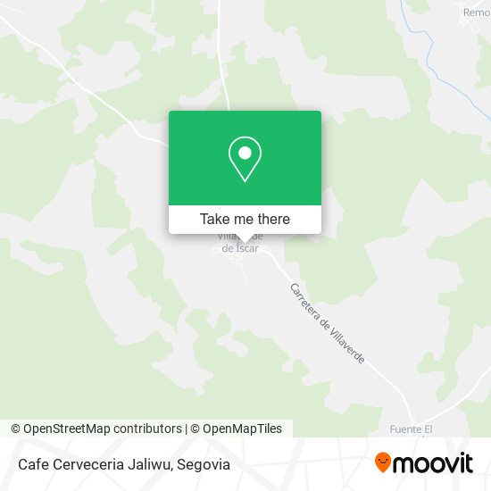 Cafe Cerveceria Jaliwu map