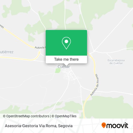 mapa Asesoria-Gestoria Via Roma