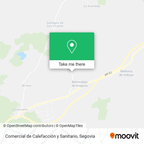 Comercial de Calefacción y Sanitario map
