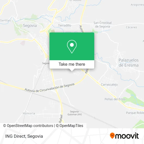 ING Direct map