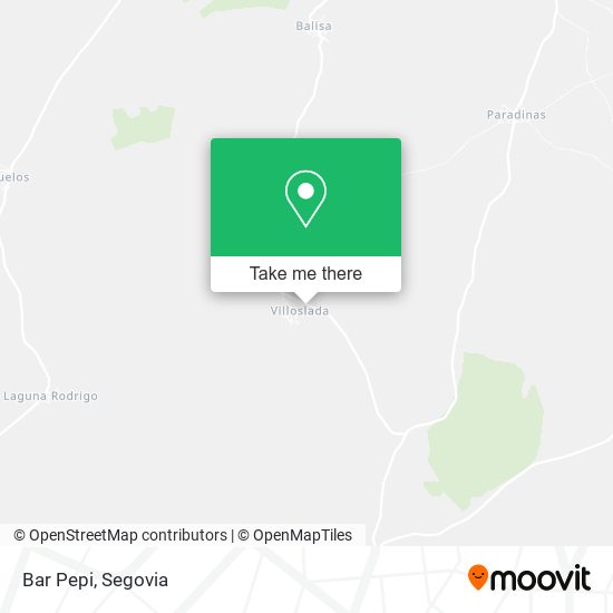 Bar Pepi map