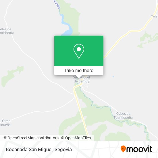 Bocanada San Miguel map