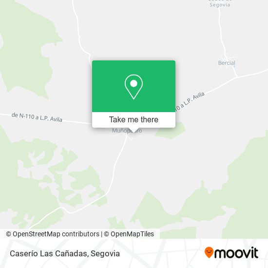 Caserío Las Cañadas map