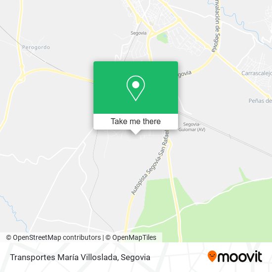 mapa Transportes María Villoslada