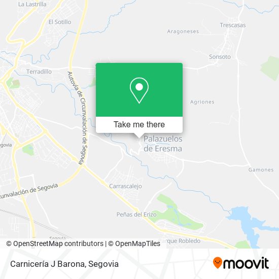 Carnicería J Barona map