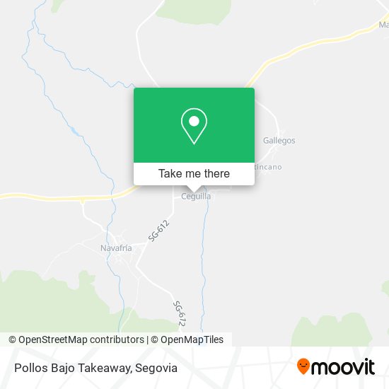 Pollos Bajo Takeaway map