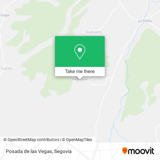 Posada de las Vegas map