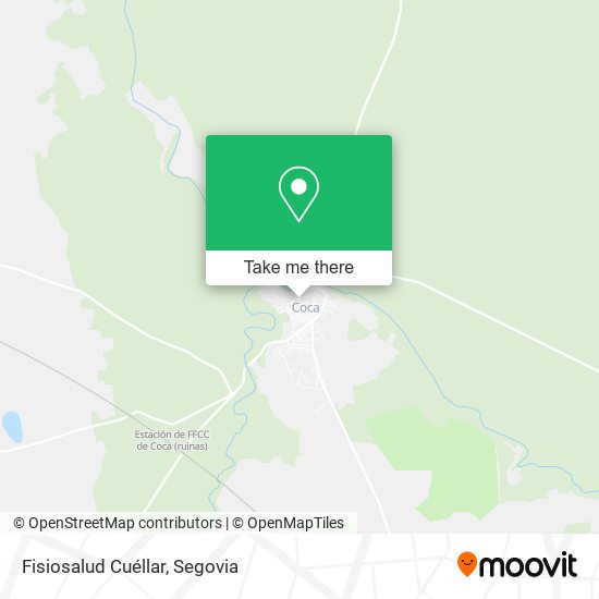 Fisiosalud Cuéllar map