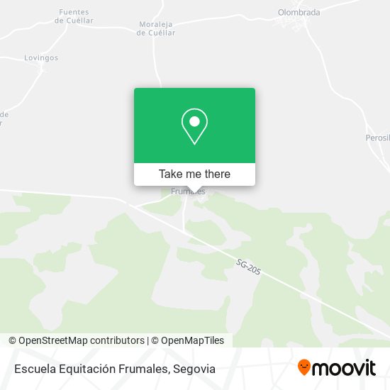 Escuela Equitación Frumales map