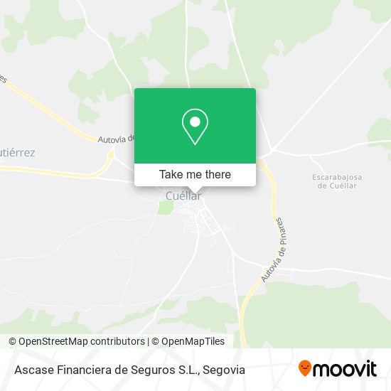 mapa Ascase Financiera de Seguros S.L.