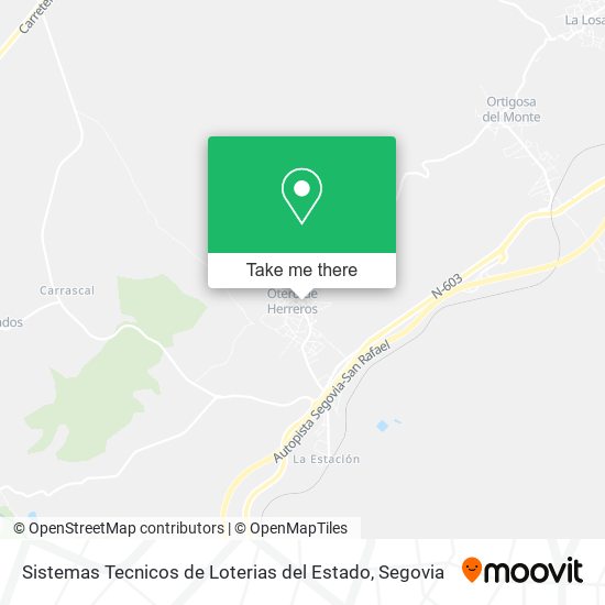 Sistemas Tecnicos de Loterias del Estado map