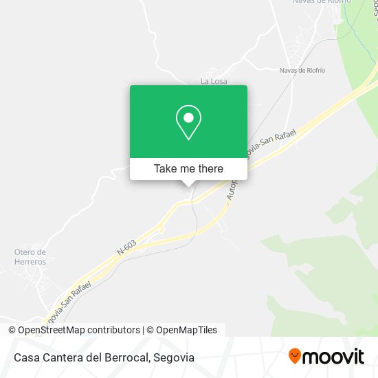 Casa Cantera del Berrocal map