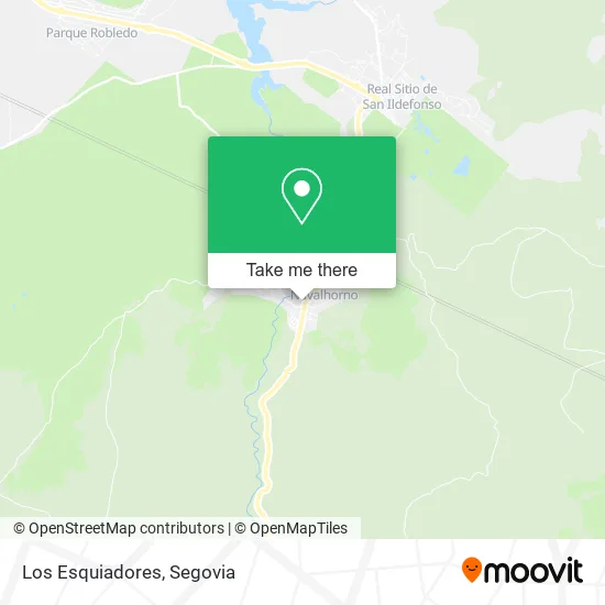 Los Esquiadores map