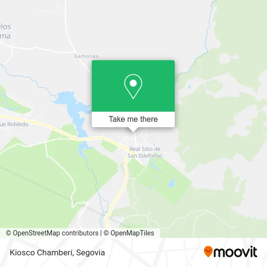 Kiosco Chamberí map