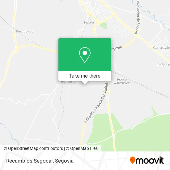 Recambios Segocar map