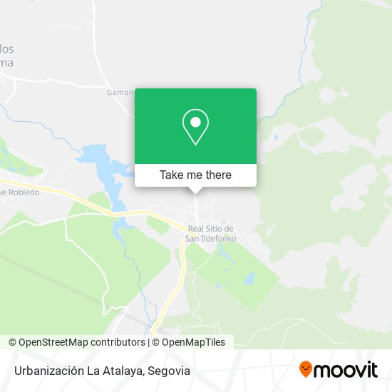Urbanización La Atalaya map