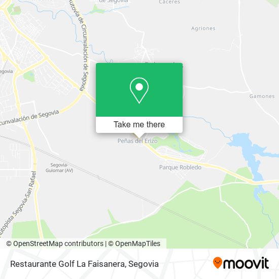 Restaurante Golf La Faisanera map