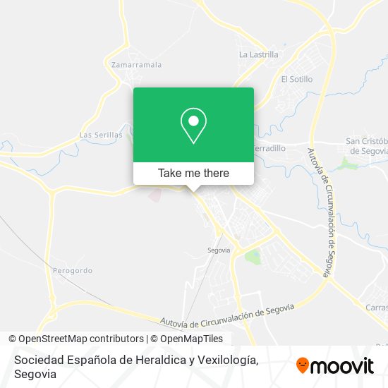 Sociedad Española de Heraldica y Vexilología map