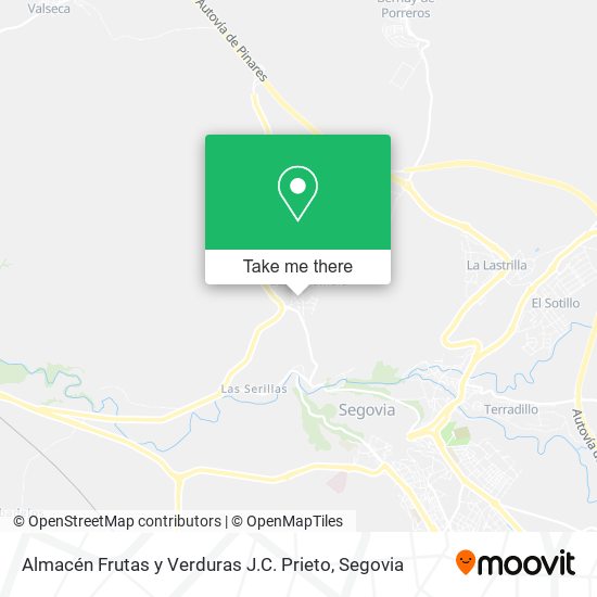 Almacén Frutas y Verduras J.C. Prieto map