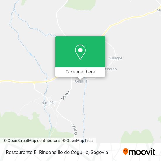 Restaurante El Rinconcillo de Ceguilla map