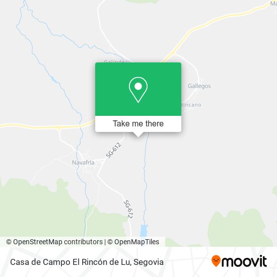 Casa de Campo El Rincón de Lu map