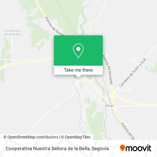 Cooperativa Nuestra Señora de la Bella map