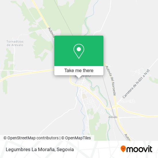Legumbres La Moraña map