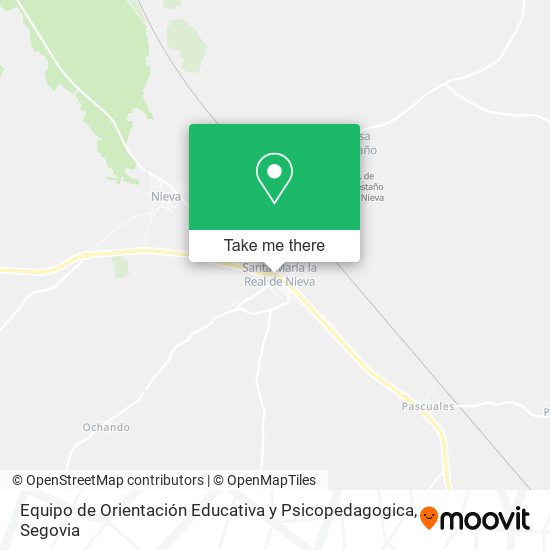 Equipo de Orientación Educativa y Psicopedagogica map