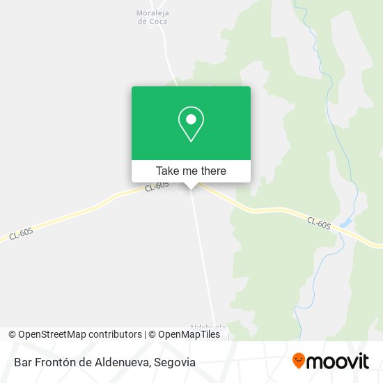 Bar Frontón de Aldenueva map